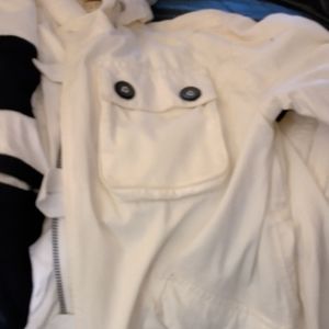 Cream color female jacket